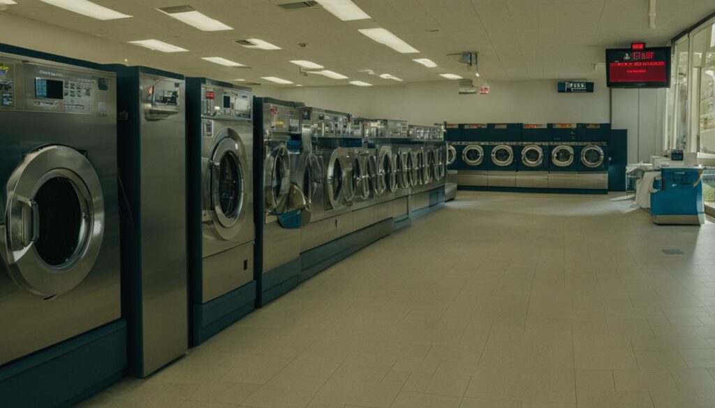 Coin-operated laundromat