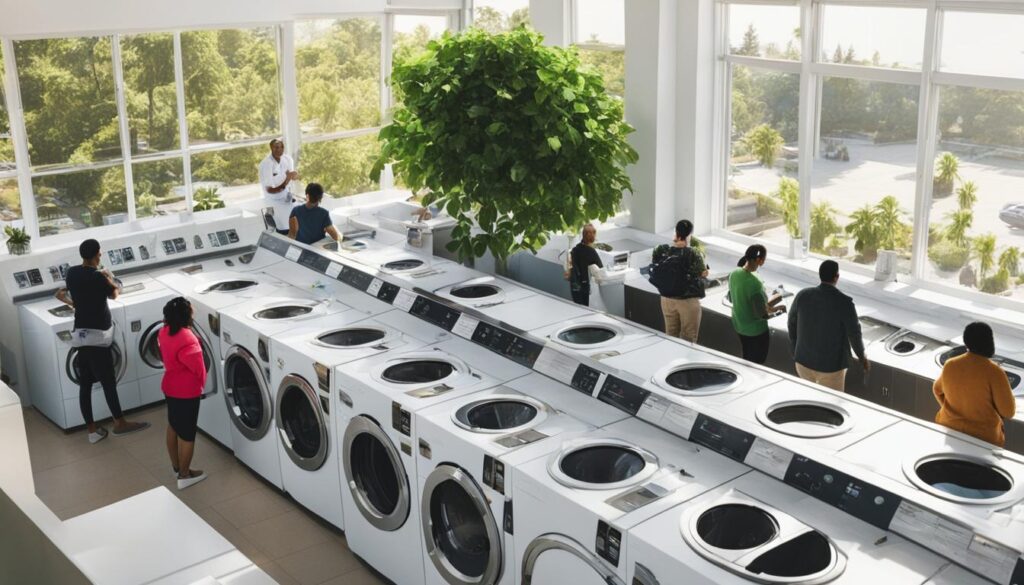 Eco-friendly laundromat