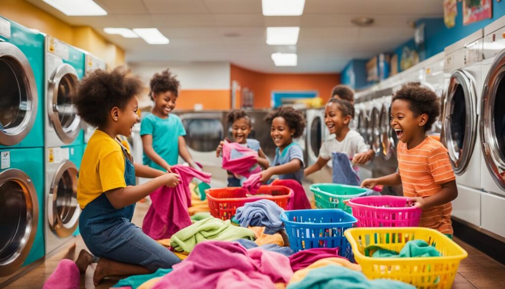 Family-friendly laundromat