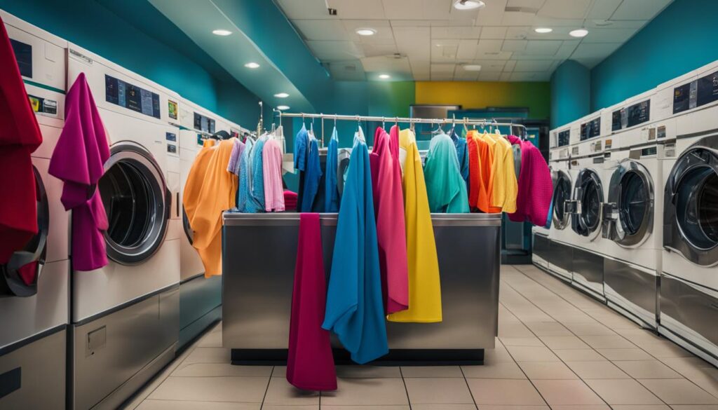 Laundromat color-safe washing