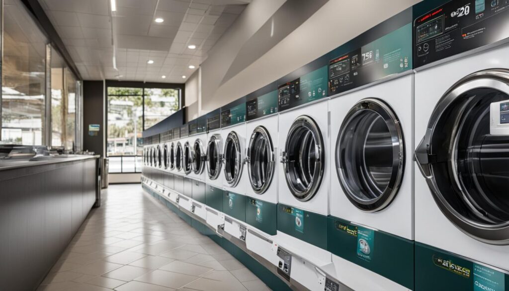 Laundromat dryers