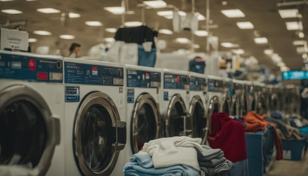 Laundromat folding services