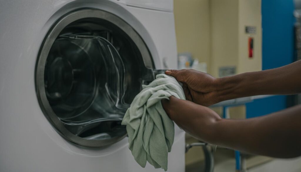 Laundromat garment steaming