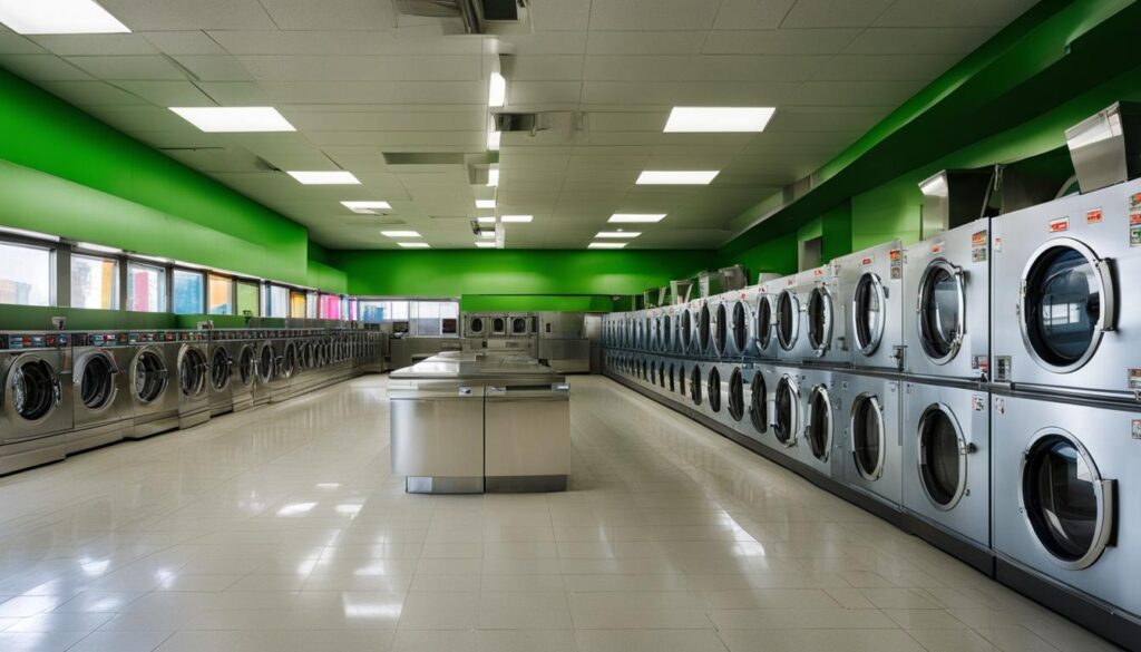 Laundromat oversized machines