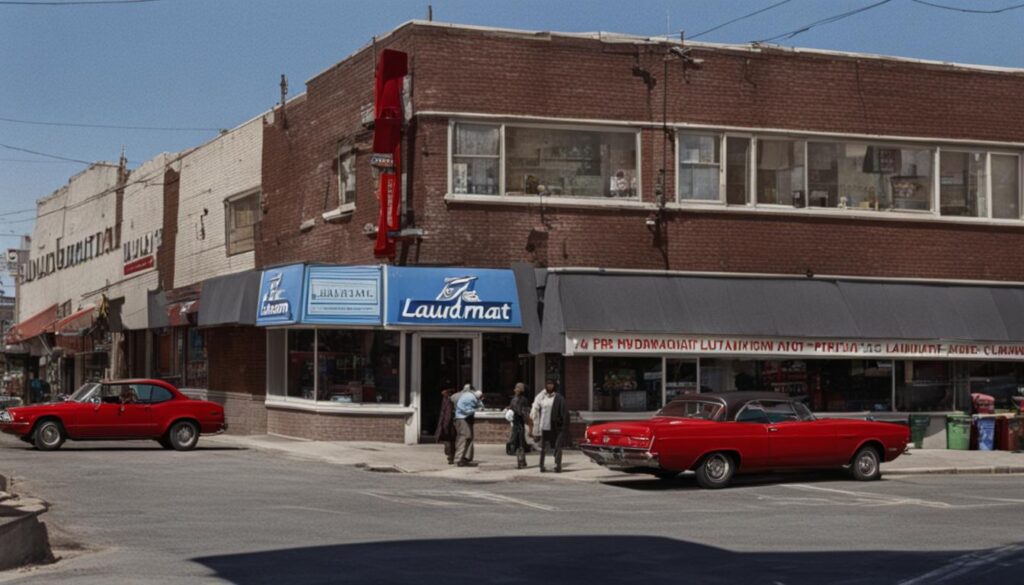 Laundromat parking