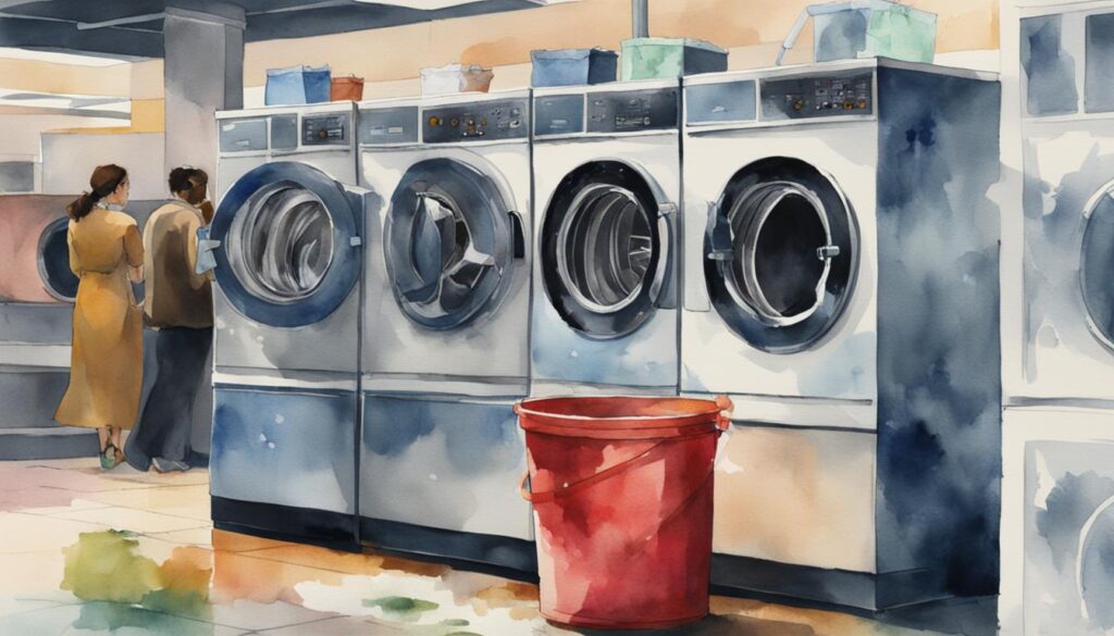 Laundromat stain removal