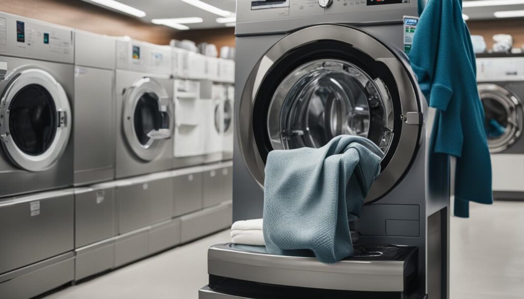 Laundromat sweater care