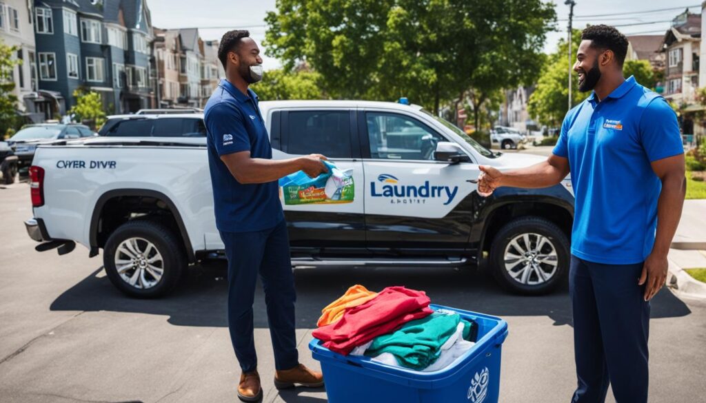 Laundry pickup service