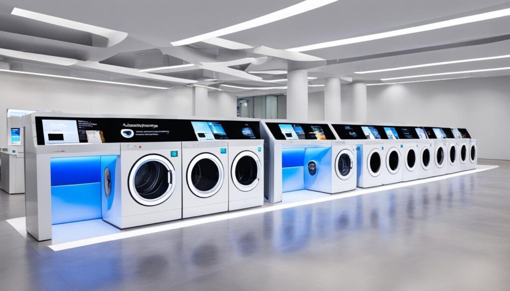 automated laundry kiosks