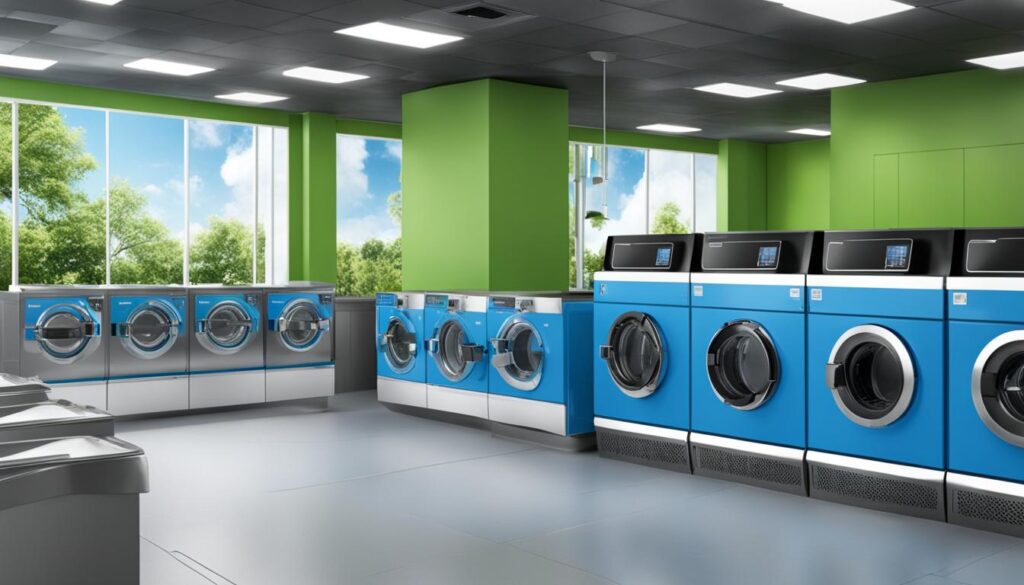 environmentally conscious laundromat equipment