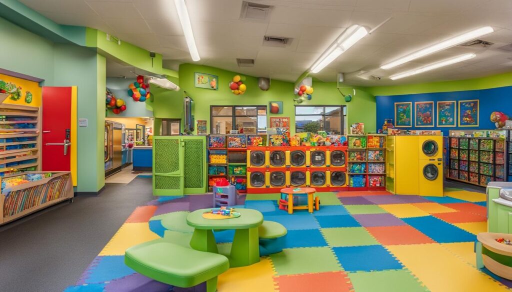 fun facility for kids at a laundromat